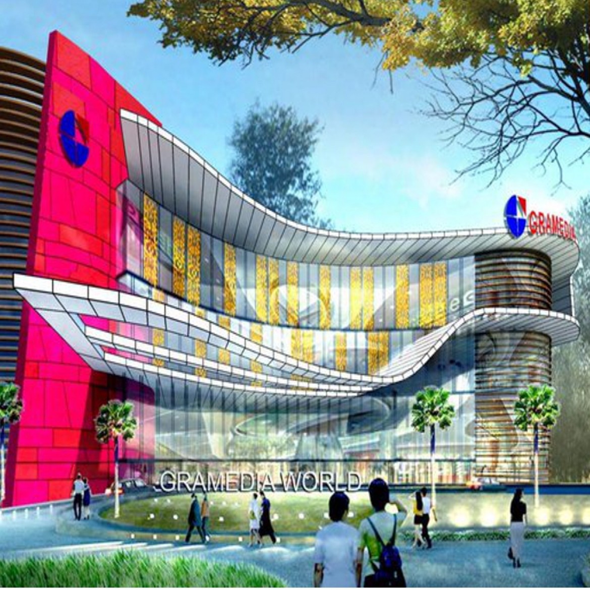 CCTV System Gedung Gramedia World – Palembang